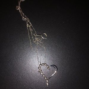 Kay Heart pendant 10k white gold necklace